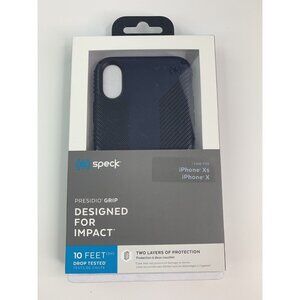 Speck Presidio Grip Eclipse Blue/Carbon Dk Blue Case For iPhone X & iPhone XS